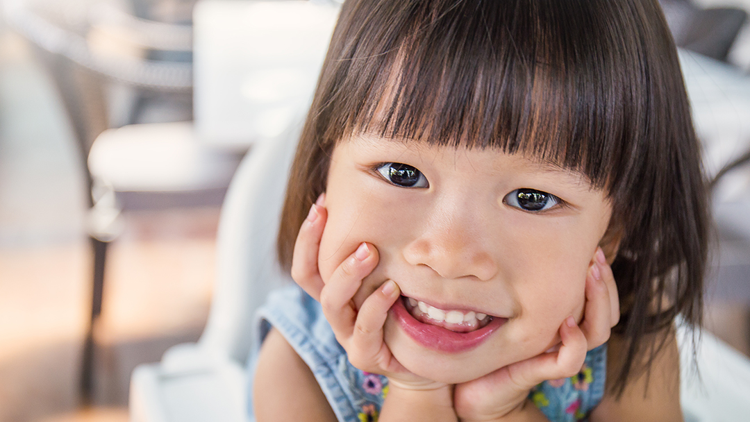 Hero Asian girl