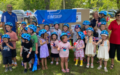 Free bike helmets for small-town kids 