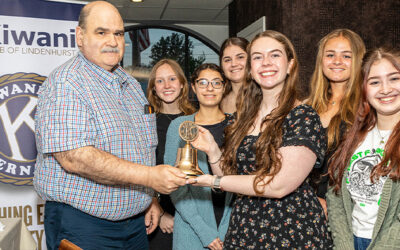 Key Club charter bell comes home