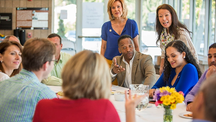 Kiwanis club meeting