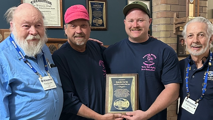 Kiwanians get kindness in return