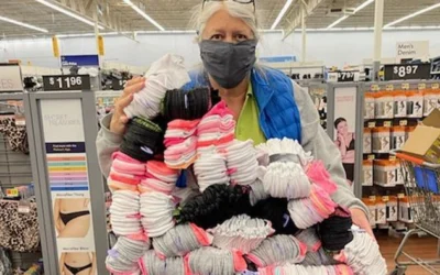 Club collects socks for those experiencing homelessness 
